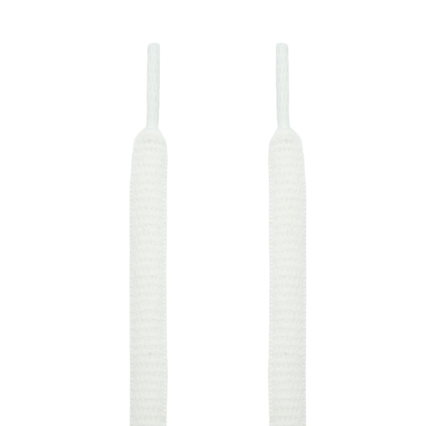 White SB Dunk Oval Shoelaces