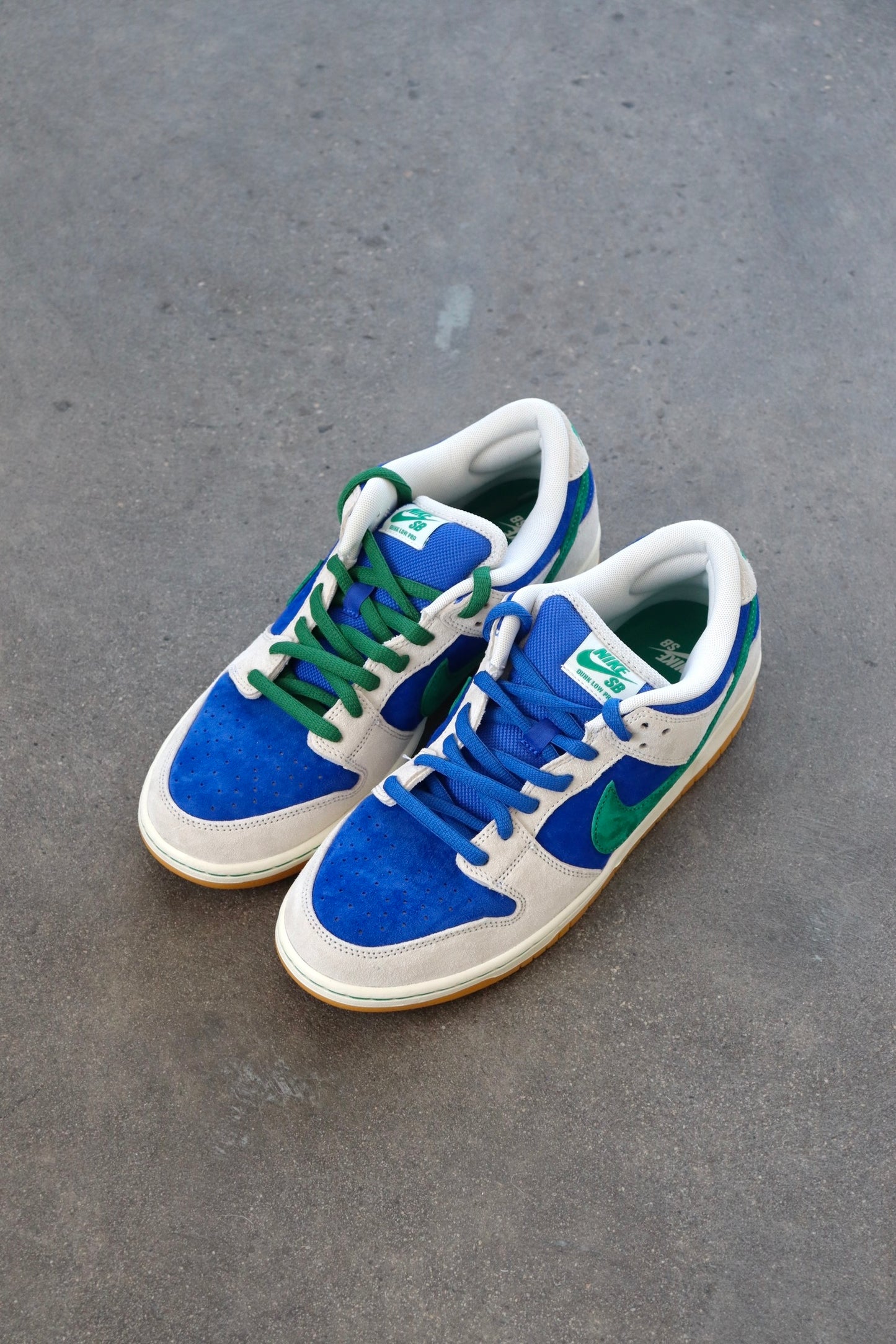 Forest Green SB Dunk Oval Shoelaces