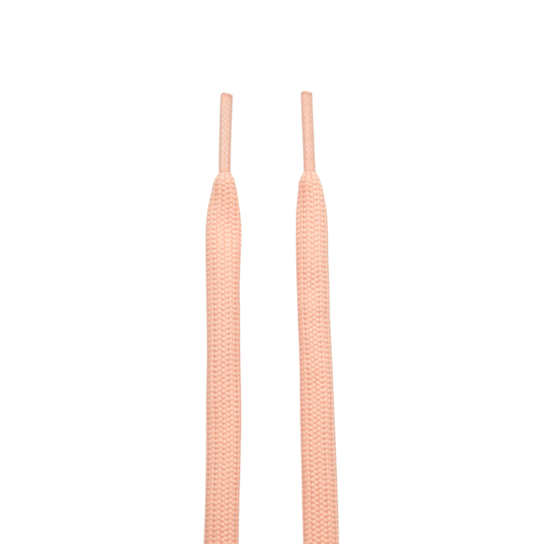 Salmon Pink Dunk Flat Shoelaces