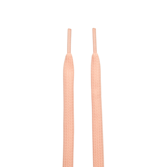 Salmon Pink Dunk Flat Shoelaces