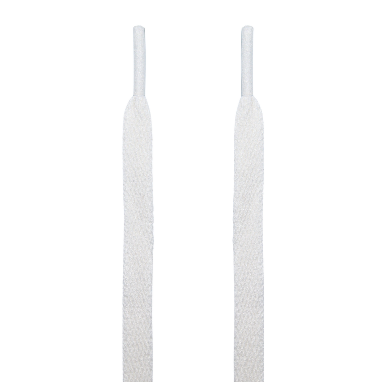 White Jordan Flat Shoelaces