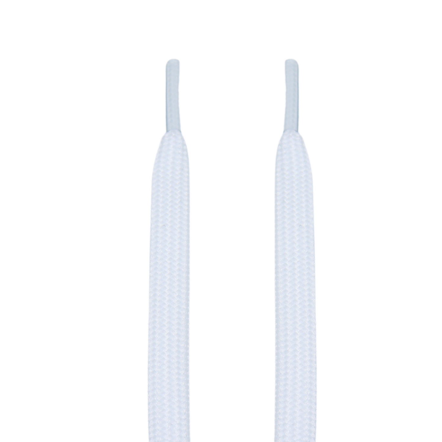 White Dunk Flat Shoelaces